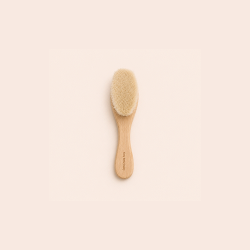 Baby Hair Brush Wooden handle Soft blend bristles Suitable from birth