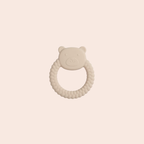 Bear Teether Vanilla Light Toffee 100% food-grade silicone 6+ months