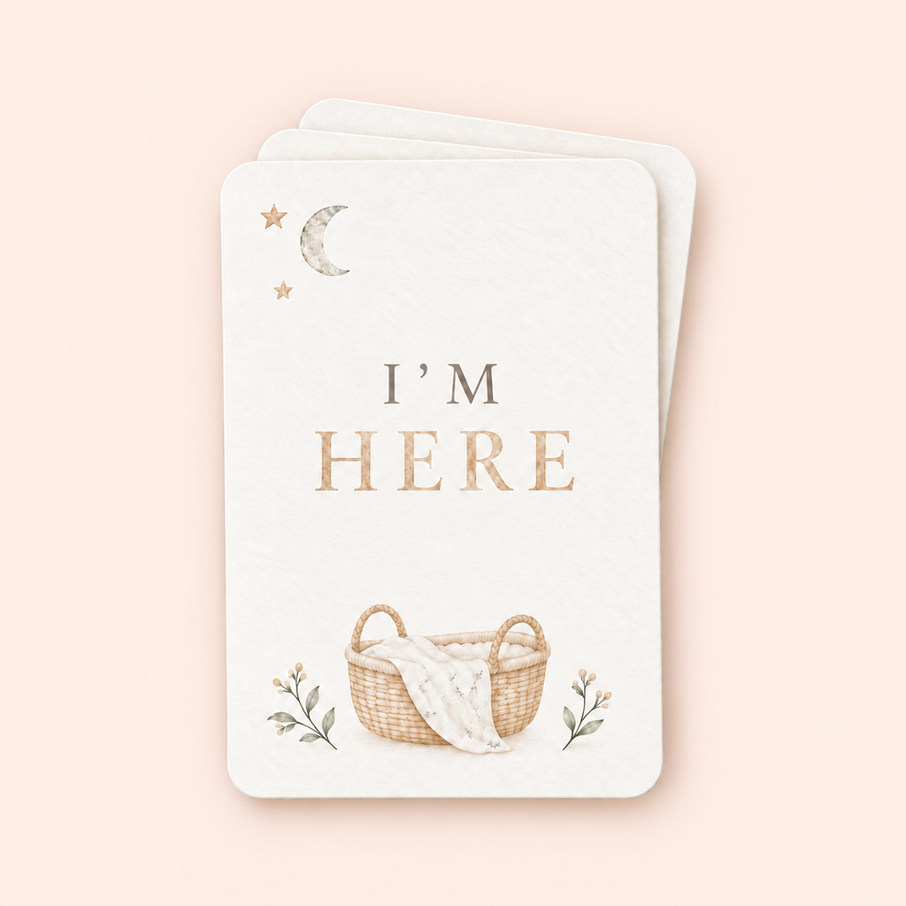 Milestones Cards 16 Cards I'm here