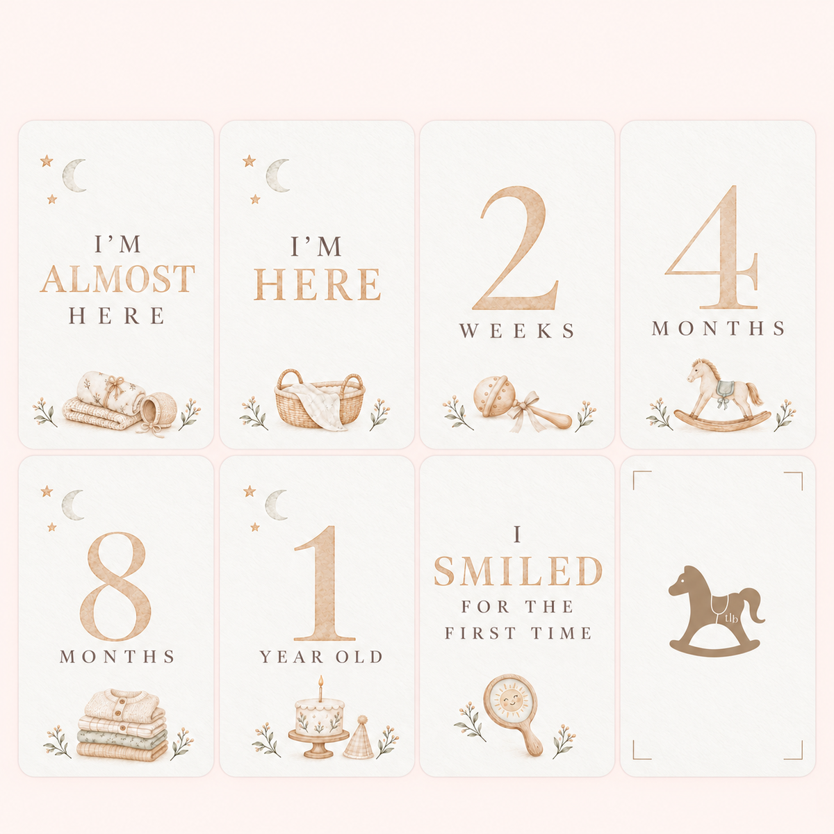 Milestones Cards 23 Cards I'm Almost Here 